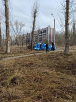 Управление соцзащиты приняло участие во Всероссийском субботнике 2026 года